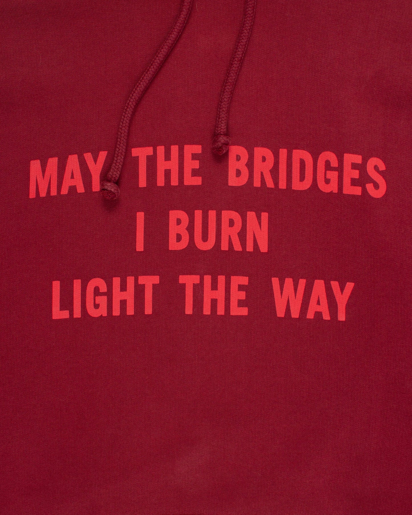 VETEMENTS May The Bridges I Burn Light The Way Hoodie (FW17)