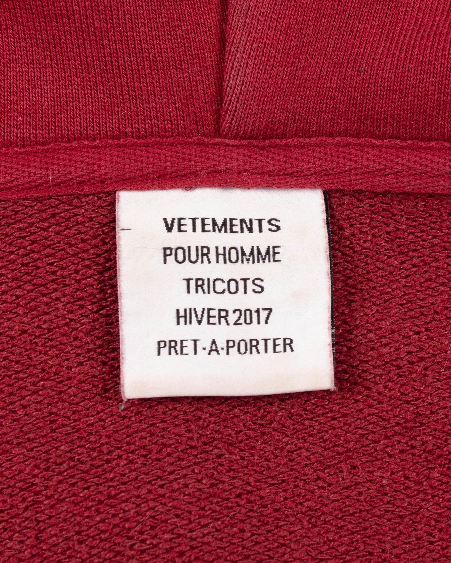 VETEMENTS May The Bridges I Burn Light The Way Hoodie (FW17)