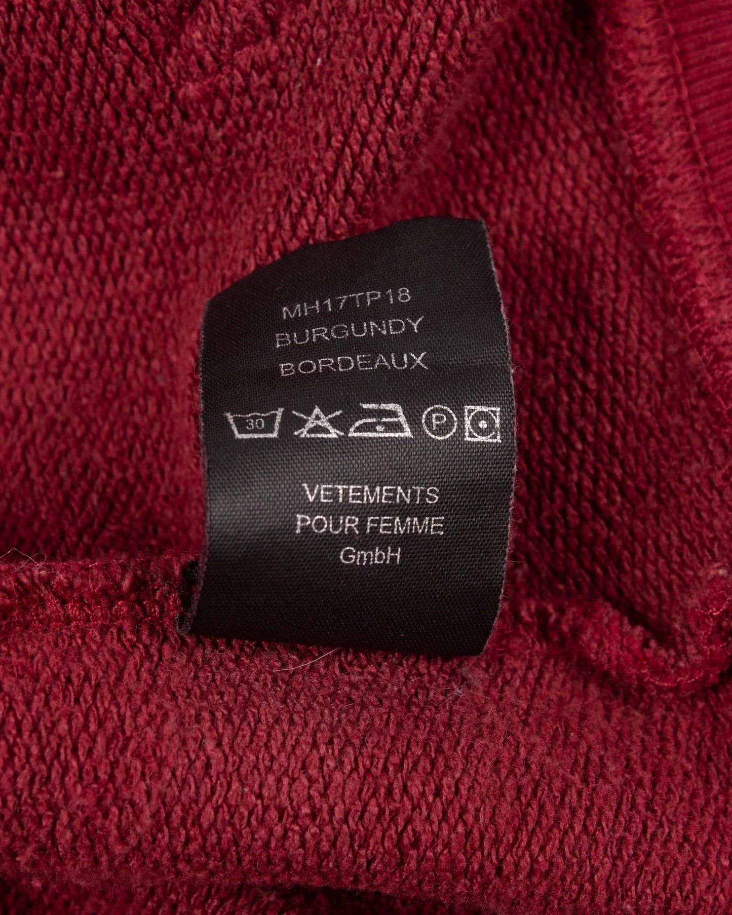 VETEMENTS May The Bridges I Burn Light The Way Hoodie (FW17)