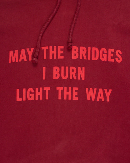 VETEMENTS May The Bridges I Burn Light The Way Hoodie (FW17)